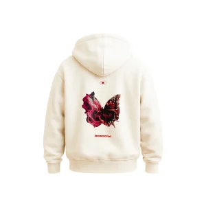 cream white butterfly